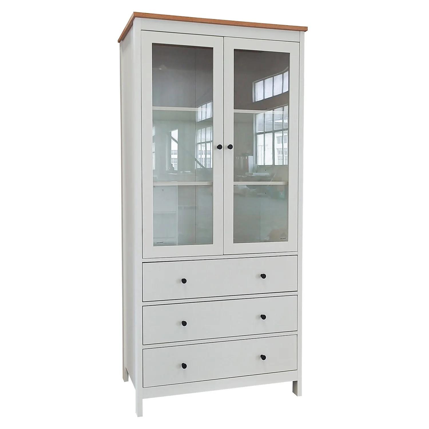 Ren Tall Storage Cabinet - White
