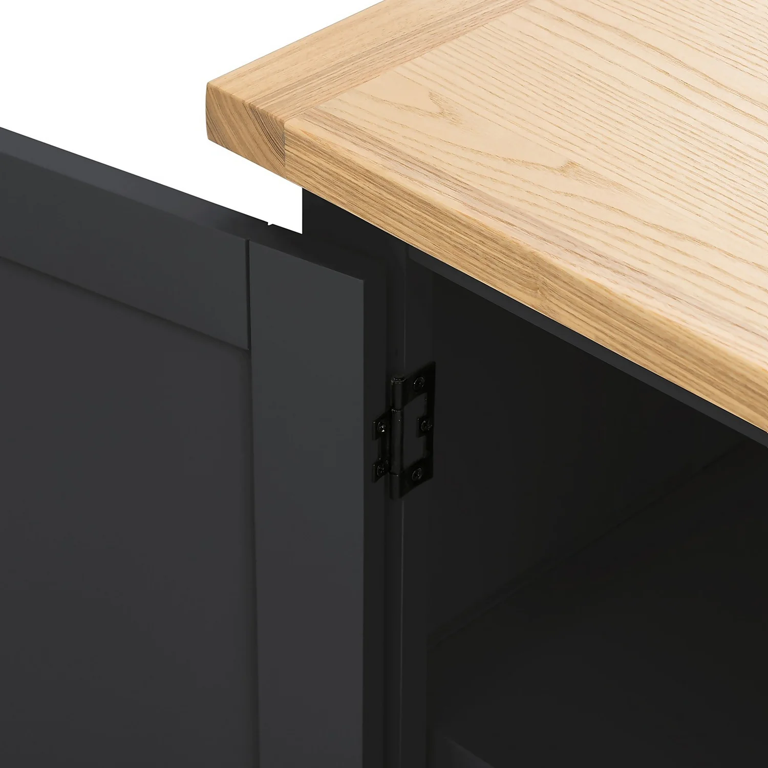 Ashstead Small Sideboard - Oak & Charcoal - Image 6
