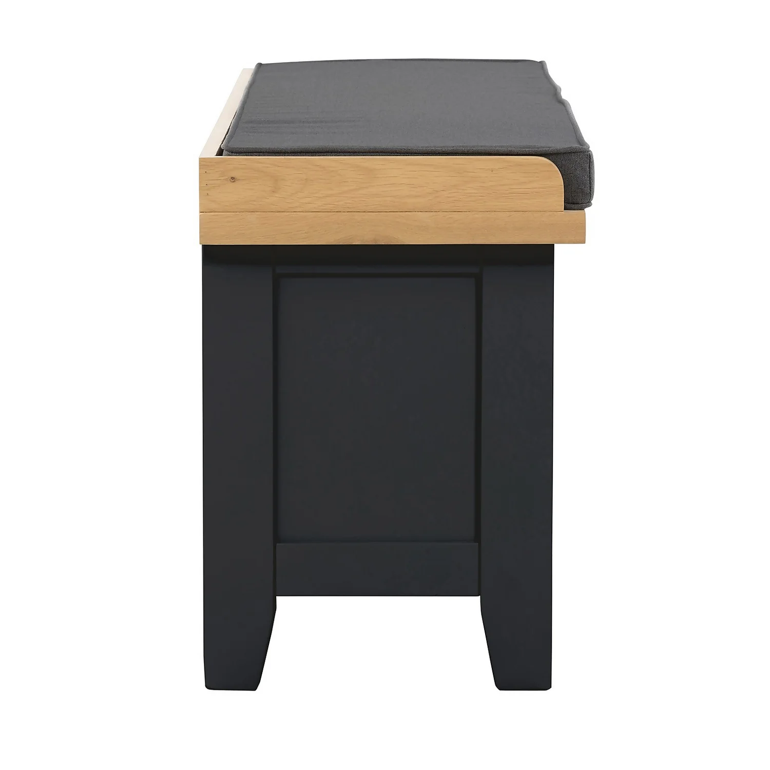Ashstead Storage Bench - Oak & Charcoal - Image 5