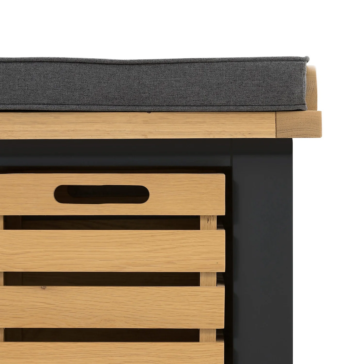 Ashstead Storage Bench - Oak & Charcoal - Image 8