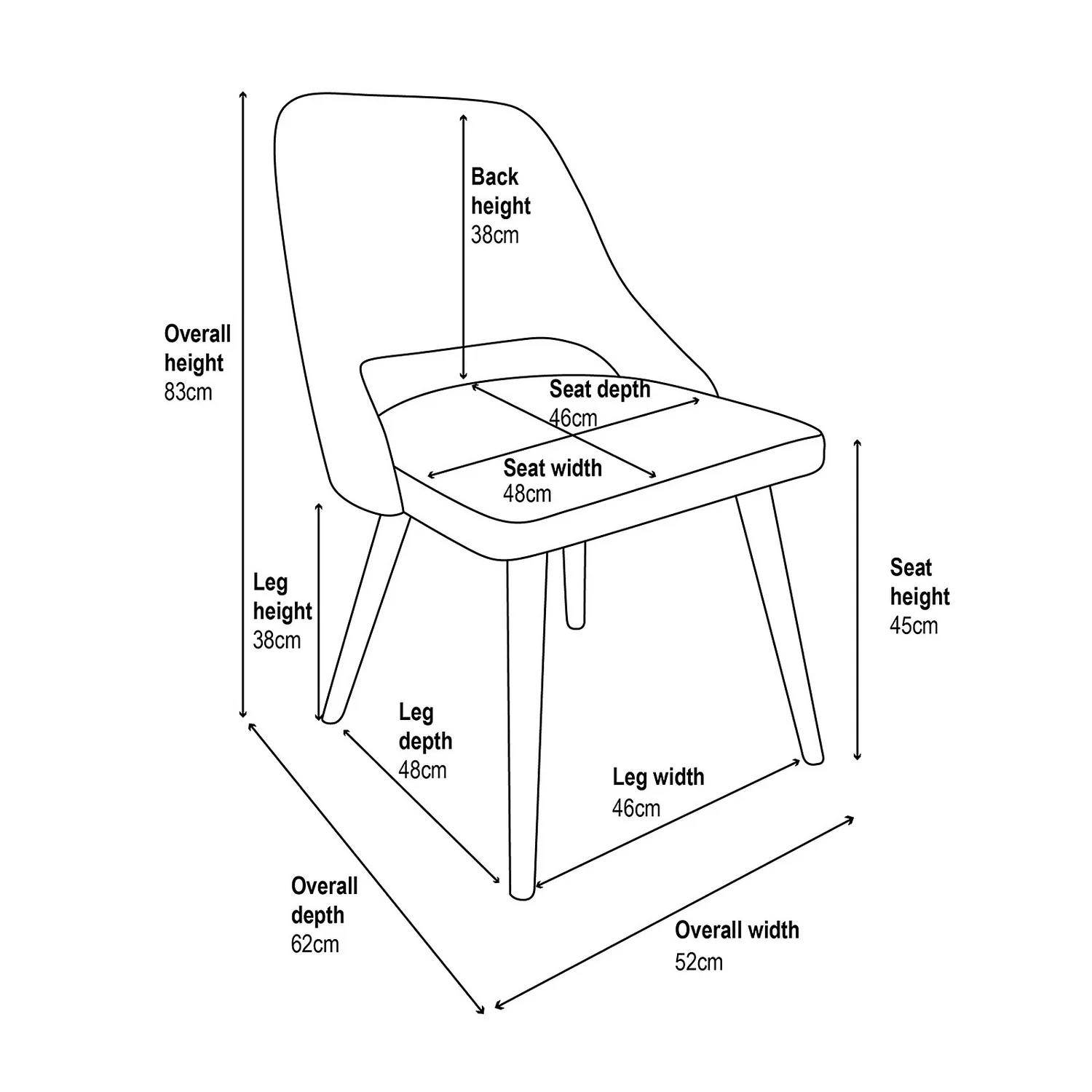 Oliver Upholstered Dining Chairs - Set Of 2 - Grey - Image 8