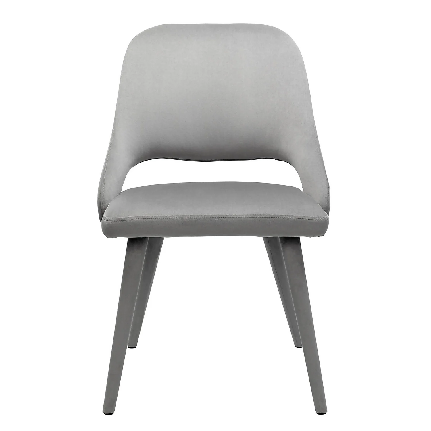 Oliver Upholstered Dining Chairs - Set Of 2 - Grey - Image 3