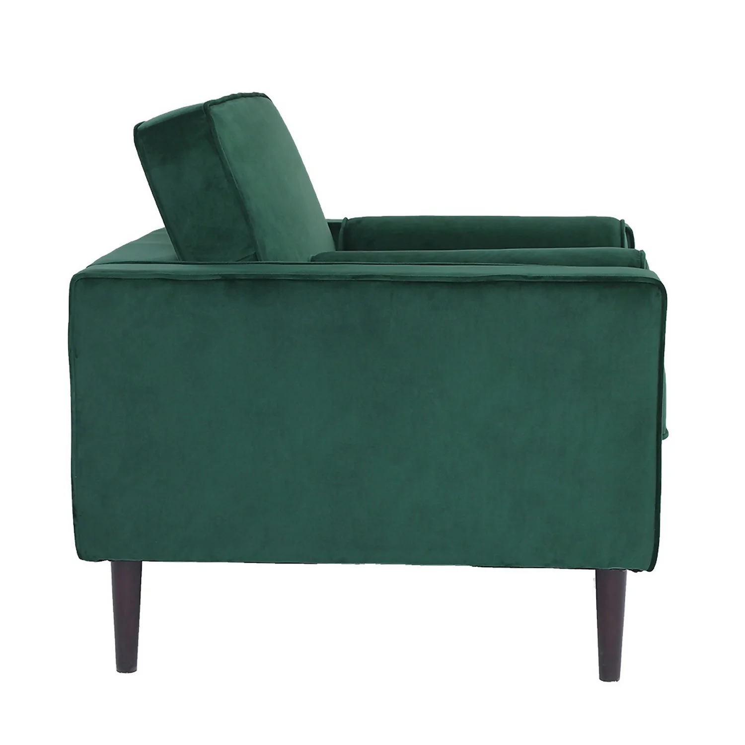 Merlin Velvet Armchair - Emerald - Image 4