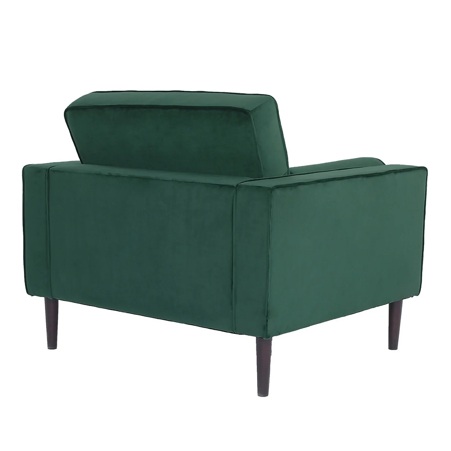 Merlin Velvet Armchair - Emerald - Image 5