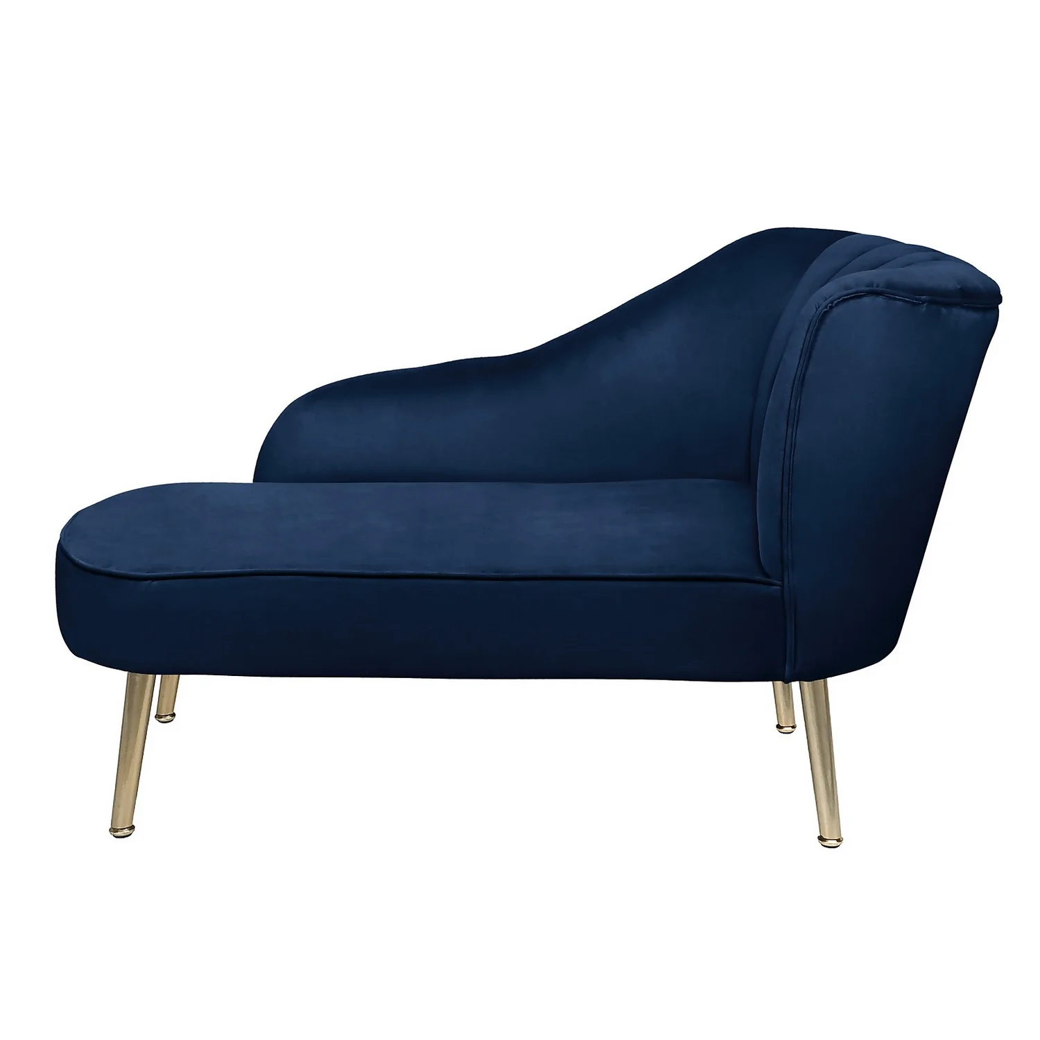 Gigi Velvet Chaise Longue - Midnight - Image 3