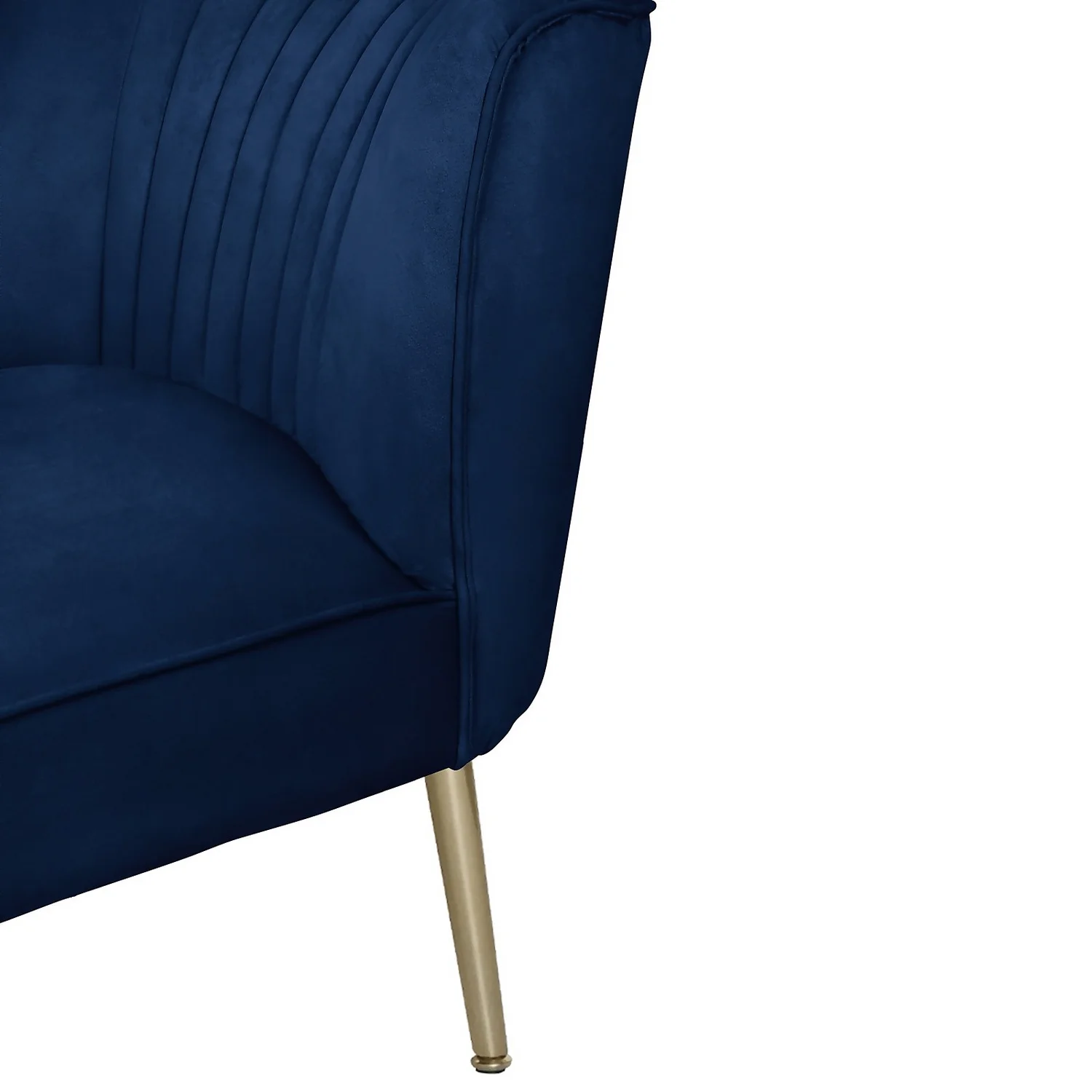Gigi Velvet Chaise Longue - Midnight - Image 9
