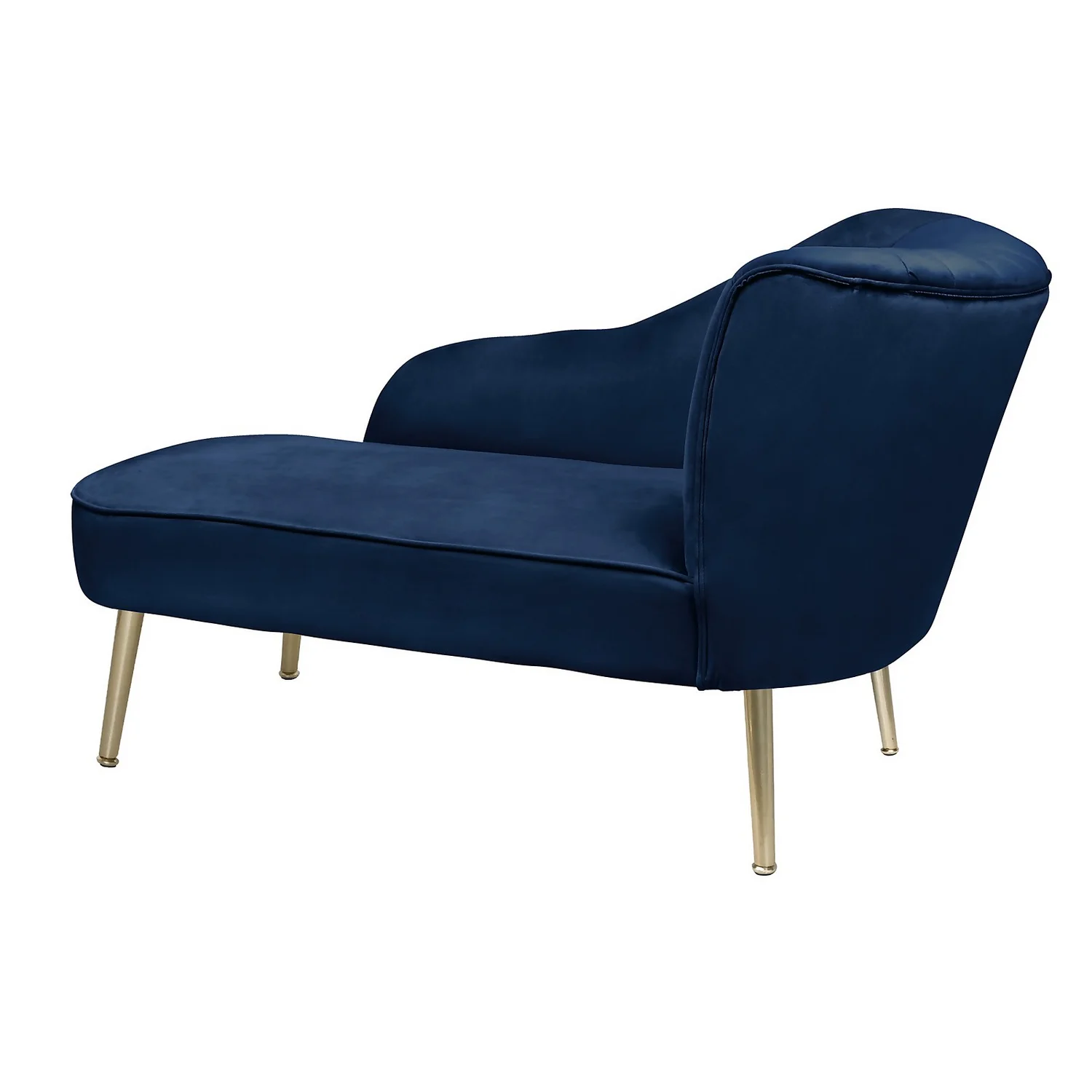 Gigi Velvet Chaise Longue - Midnight - Image 5