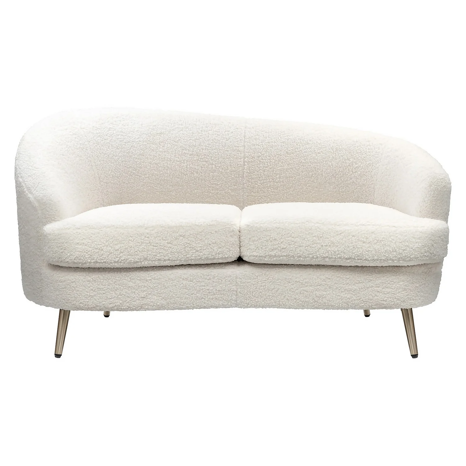 Lucie Asymmetric 2 Seater Sofa - Boucle - Image 3