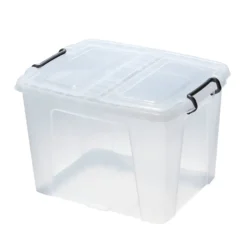 40L Storemaster Box With Lid - Clear