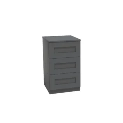 House Beautiful Realm Narrow Chest Of Drawers - Carbon Grey Shaker (W) 450mm X (H) 756mm