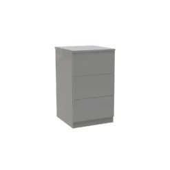 House Beautiful Honest Narrow Chest Of Drawers - Gloss Grey Slab (W) 450mm X (H) 756mm